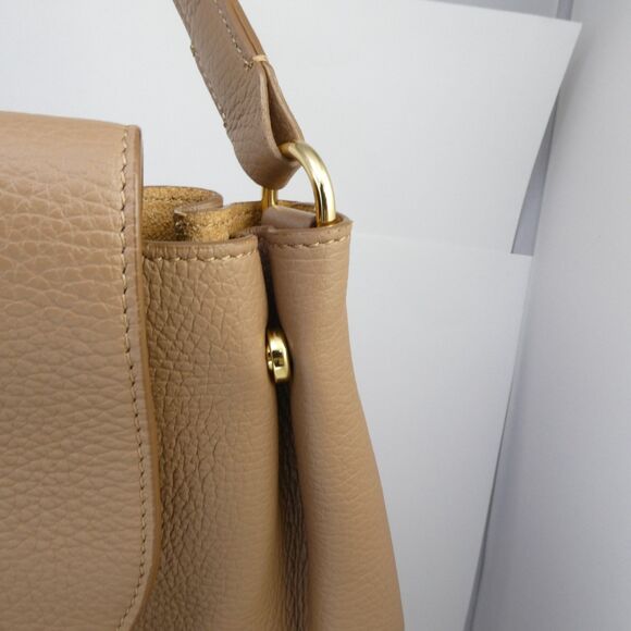 Cuyana Women’s Leather Backpack 13-inc - Cappuccino Missing 1 Metal Button See main image 13